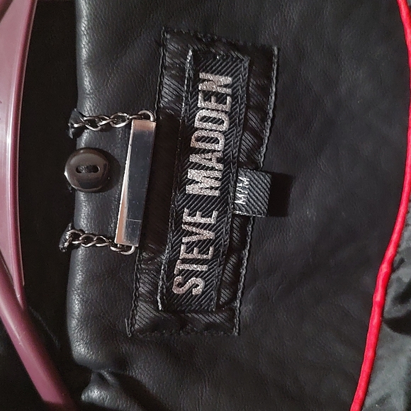 Steve Madden Faux leather biker jacket, medium. Never worn. - Picture 2 of 5